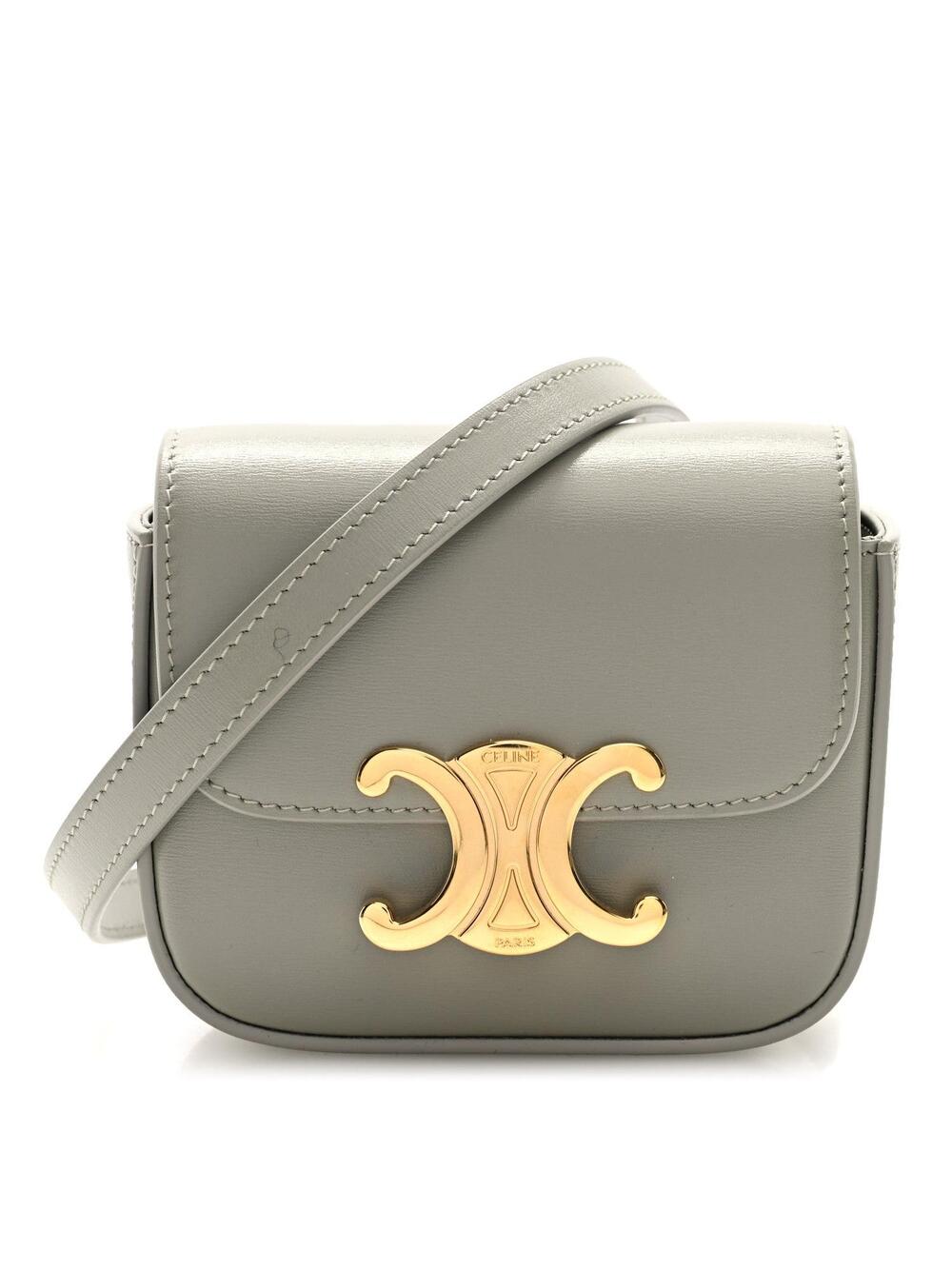 Celine Shiny Calfskin Mini Triomphe #369707C12B